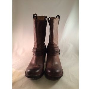 Frye Carmen Short Leather Boots NEW